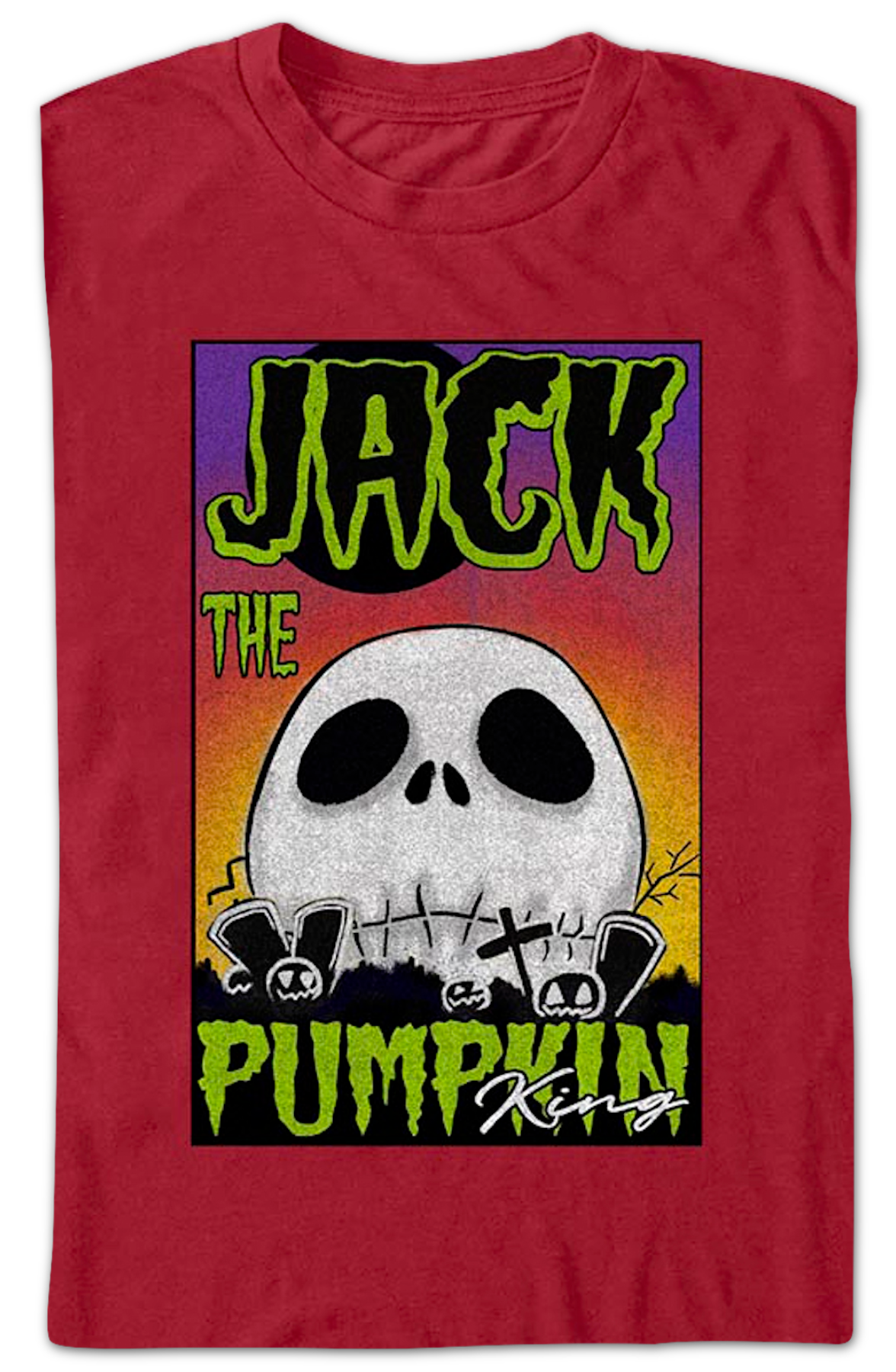 Jack The Pumpkin King Nightmare Before Christmas T-Shirt product image 2