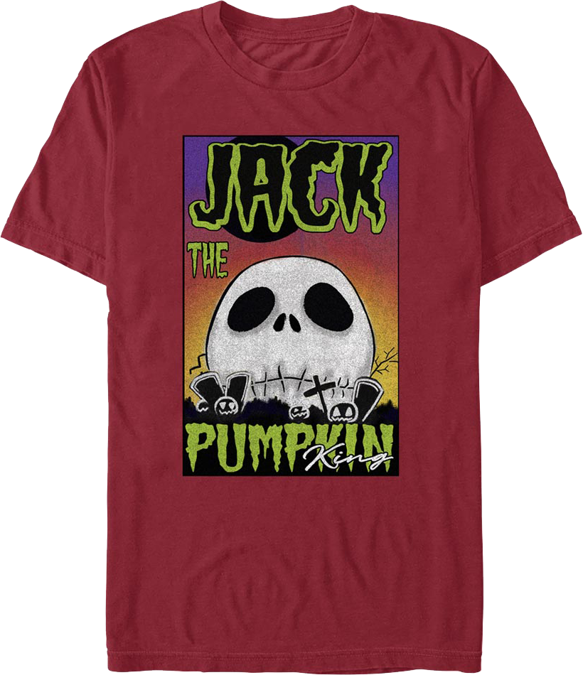 Jack The Pumpkin King Nightmare Before Christmas T-Shirt product image 1