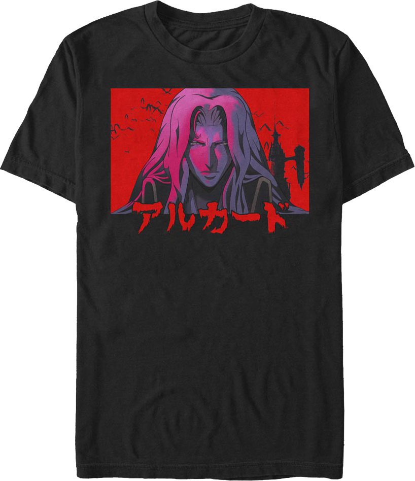 Japanese Alucard Photo Castlevania T-Shirt product image 1