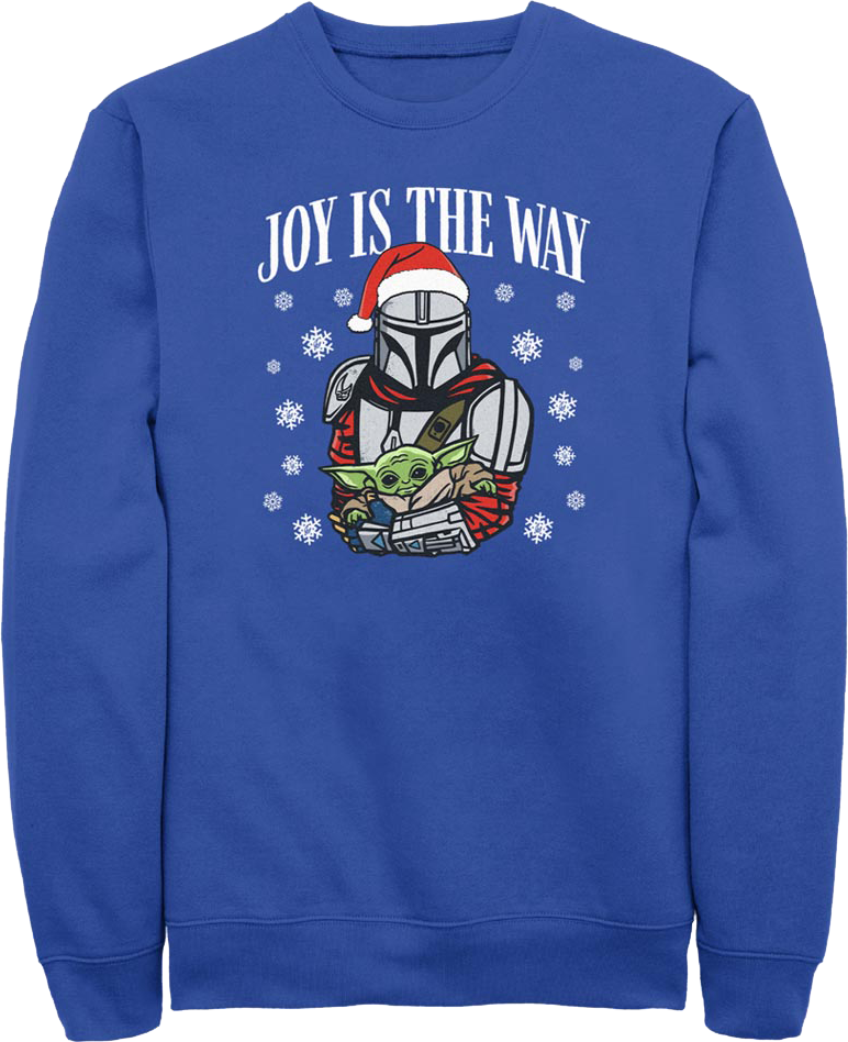 Joy Is The Way Mandalorian Star Wars Sweatshirt product image 1