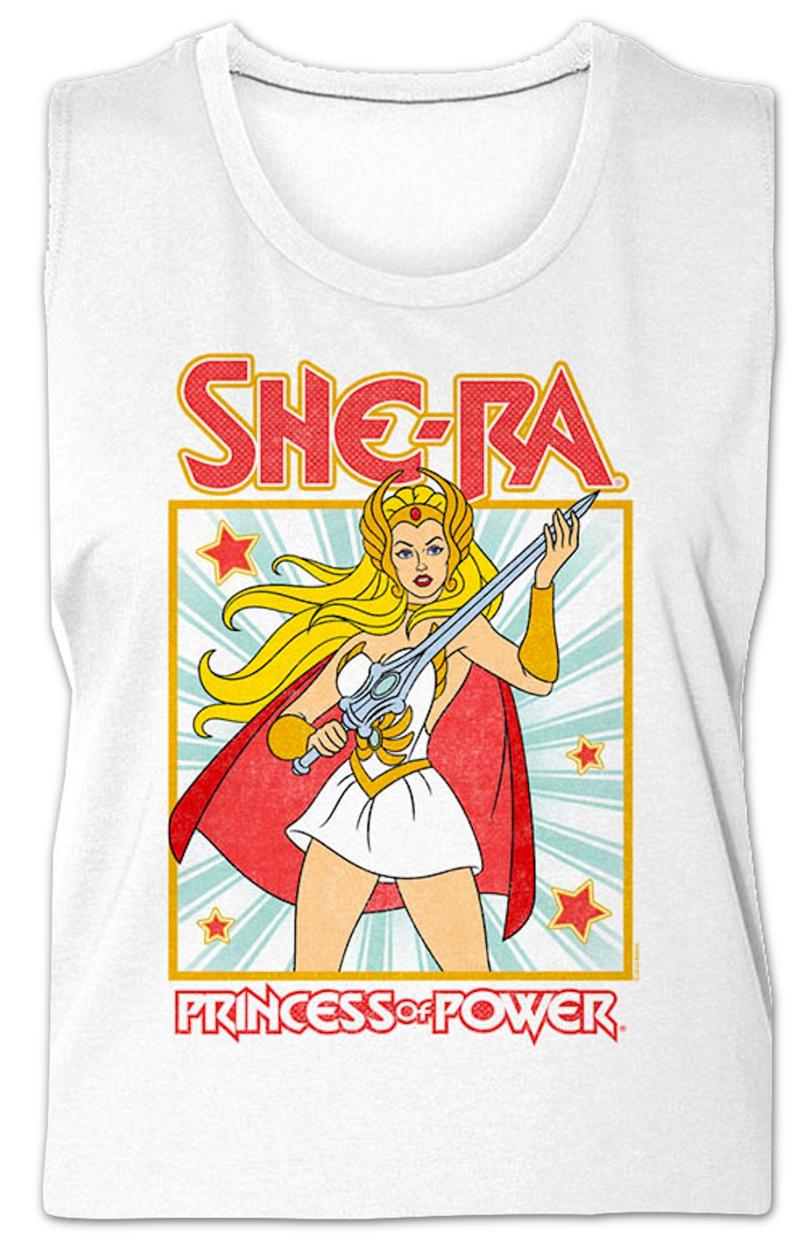 Ladies She-Ra Princess of Power Pose MOTU Muscle Tank Top
