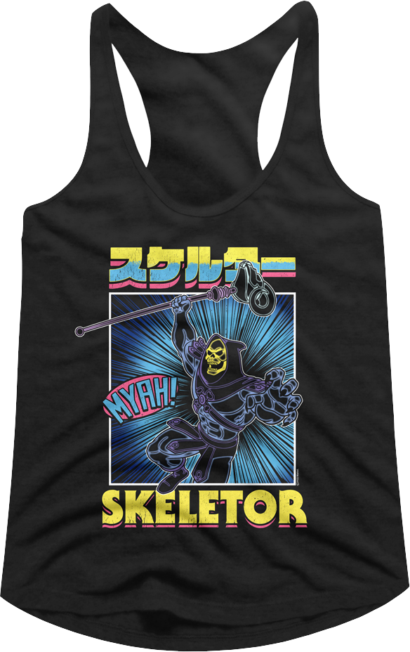 Ladies Skeletor Masters of the Universe Racerback Tank Top