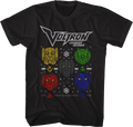 Lion Heads Faux Ugly Christmas Sweater Voltron T-Shirt product image 1