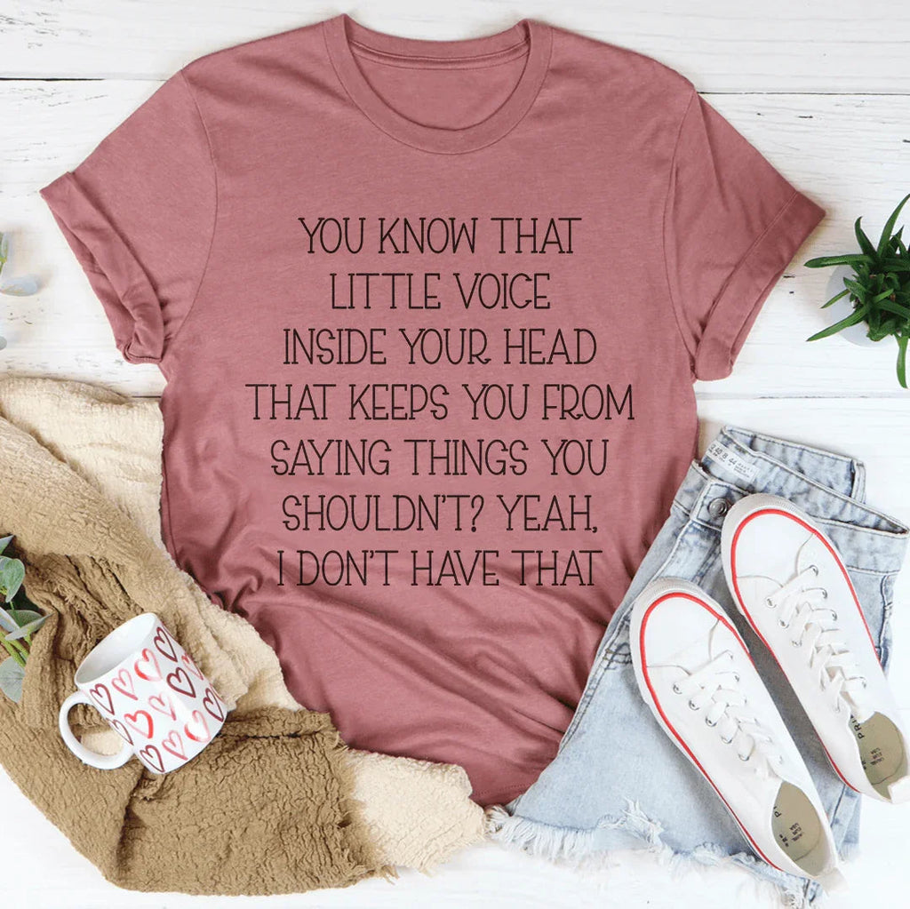 Little Voice Inside Your Head Tee product image 3