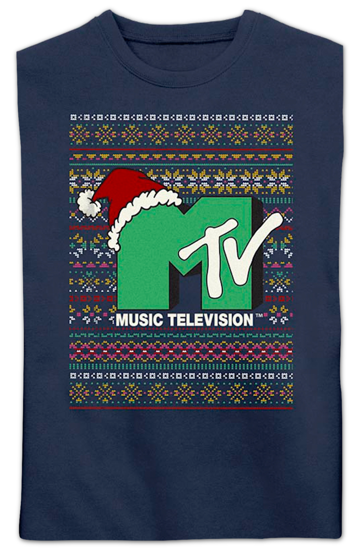 Logo Faux Ugly Christmas Sweater MTV Sweatshirt product image 2