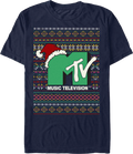 Logo Faux Ugly Christmas Sweater MTV T-Shirt product image 1