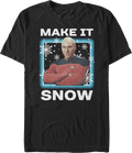 Make It Snow Star Trek The Next Generation T-Shirt product image 1