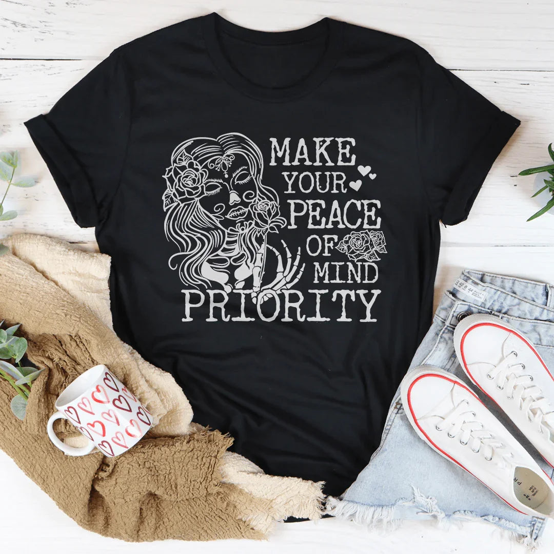 Make Your Peace Of Mind Priority Tee product image 3