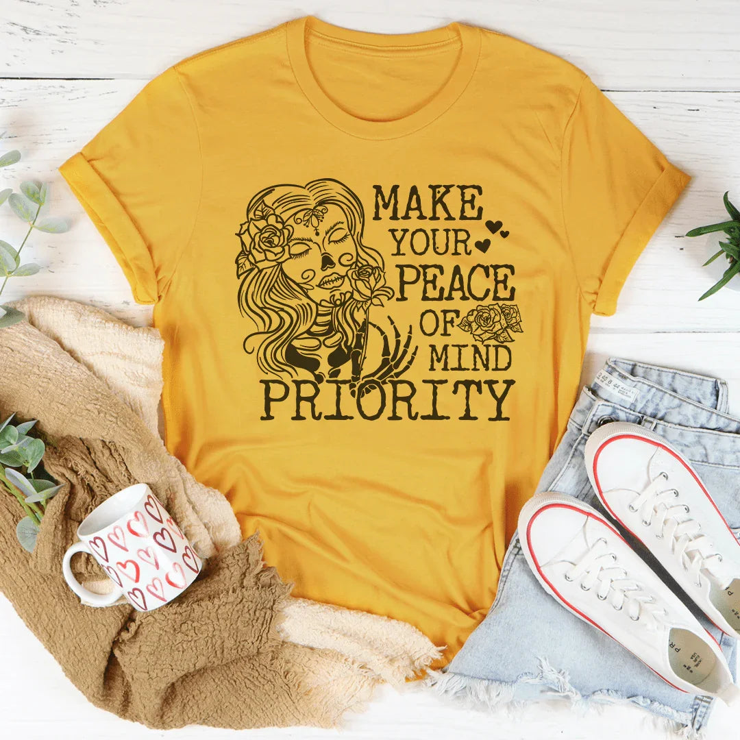 Make Your Peace Of Mind Priority Tee product image 4