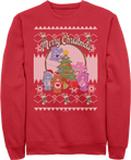 Merry Christmas Faux Ugly Sweater Care Bears Sweatshirt product image 1