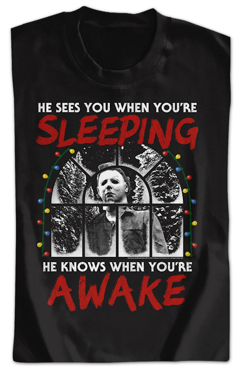 Michael Myers Sees You When You're Sleeping Halloween product image 2