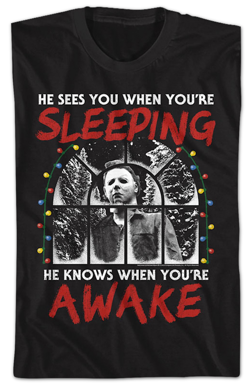 Michael Myers Sees You When You're Sleeping Halloween product image 2