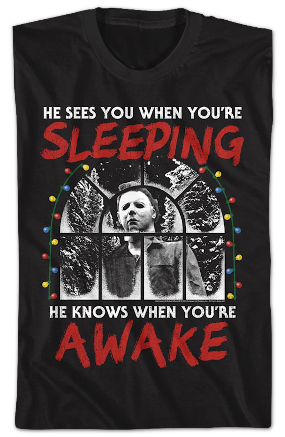 Michael Myers Sees You When You're Sleeping Halloween product image 2