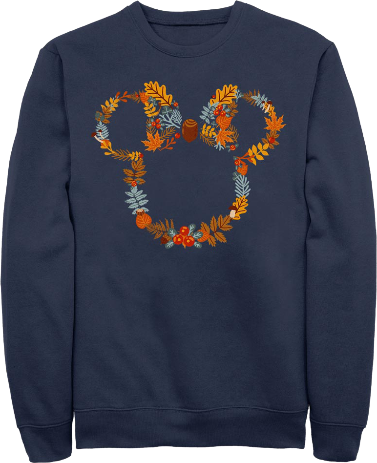 Mickey Mouse Fall Wreath Sweatshirt product image 1