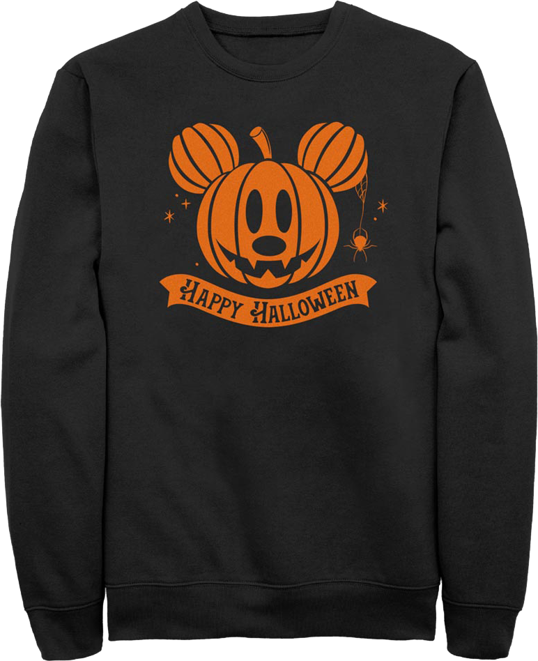 Mickey Mouse Halloween Jack-o'-Lantern Disney Sweatshirt product image 1