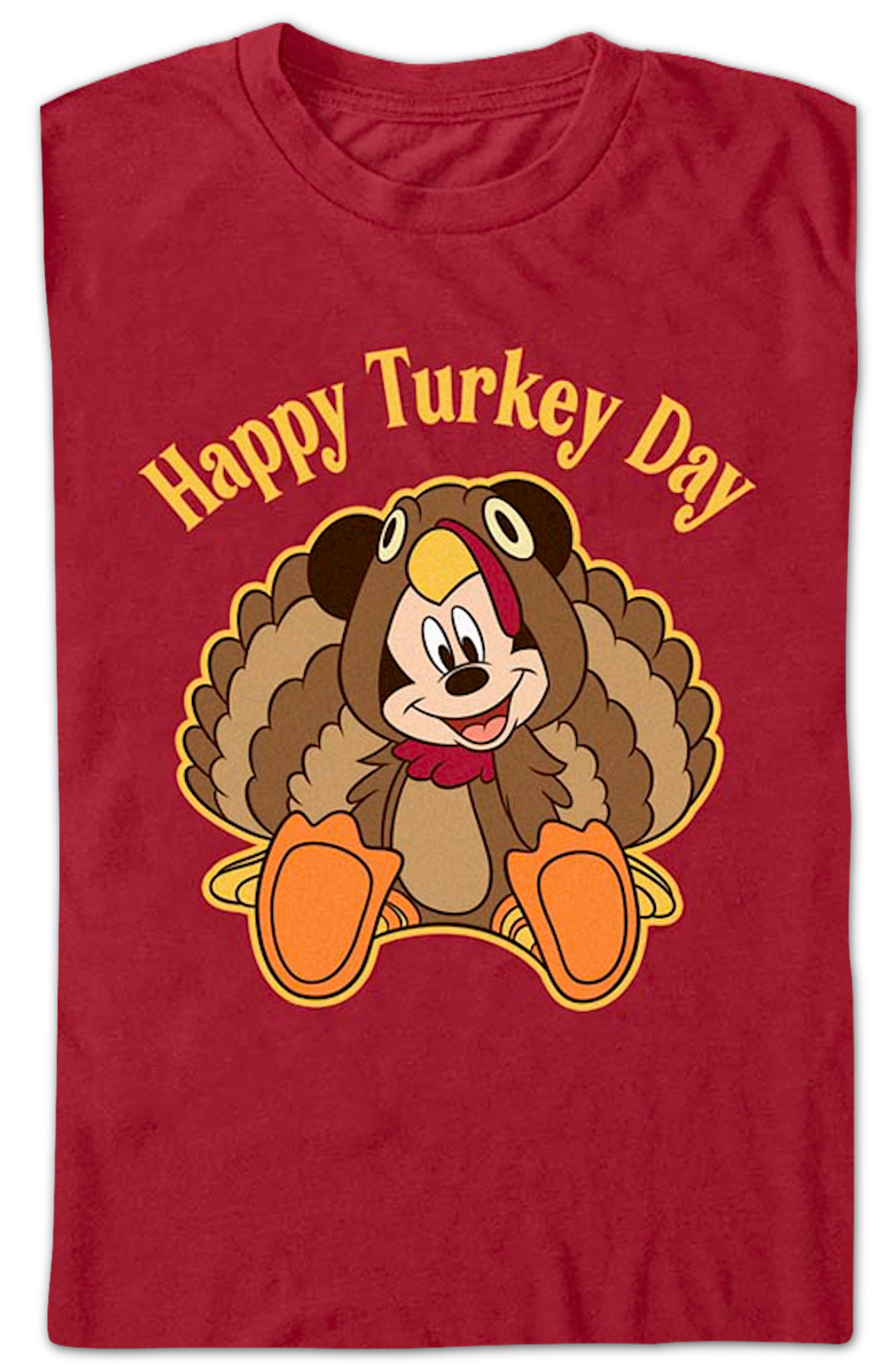 Mickey Mouse Happy Turkey Day Disney T-Shirt product image 2