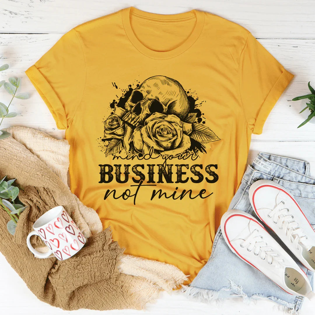Mind Your Business Skull Tee product image 4