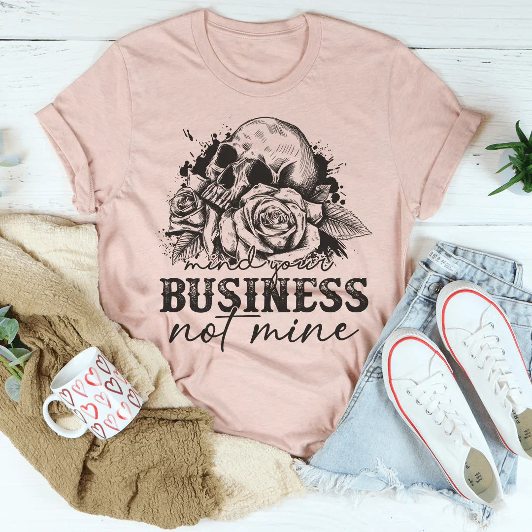 Mind Your Business Skull Tee product image 2