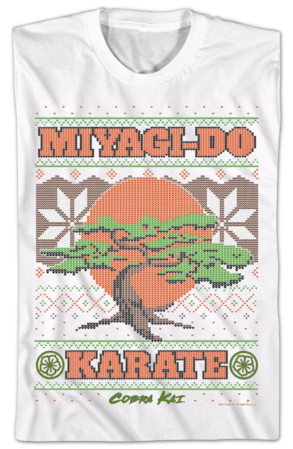 Miyagi-Do Faux Ugly Christmas Sweater Cobra Kai T-Shirt product image 2
