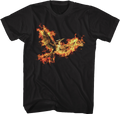 Mockingjay Fire Flight Hunger Games T-Shirt product image 1