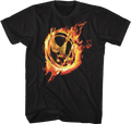 Mockingjay Flames Hunger Games T-Shirt product image 1