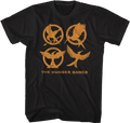 Mockingjay Logos Hunger Games T-Shirt product image 1
