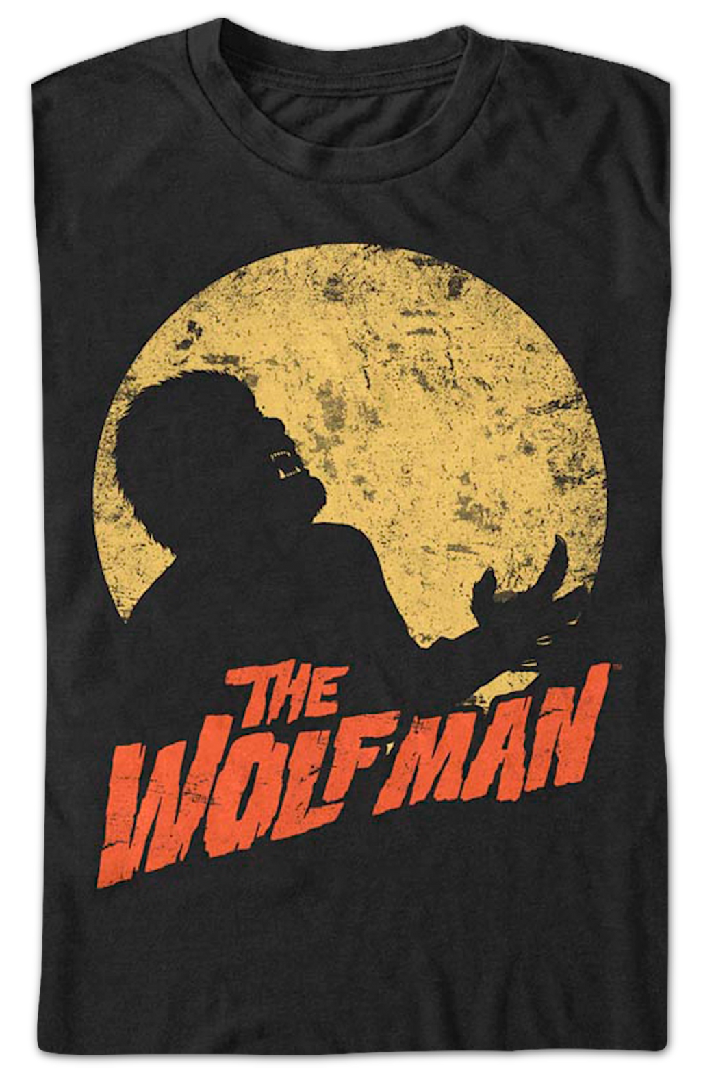 Moonlit Silhouette Wolf Man T-Shirt product image 2