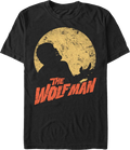 Moonlit Silhouette Wolf Man T-Shirt product image 1