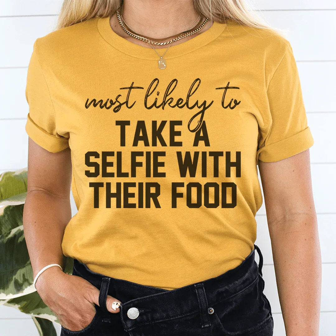 Most Likely To Take A Selfie With Their Food Thanksgiving product image 4
