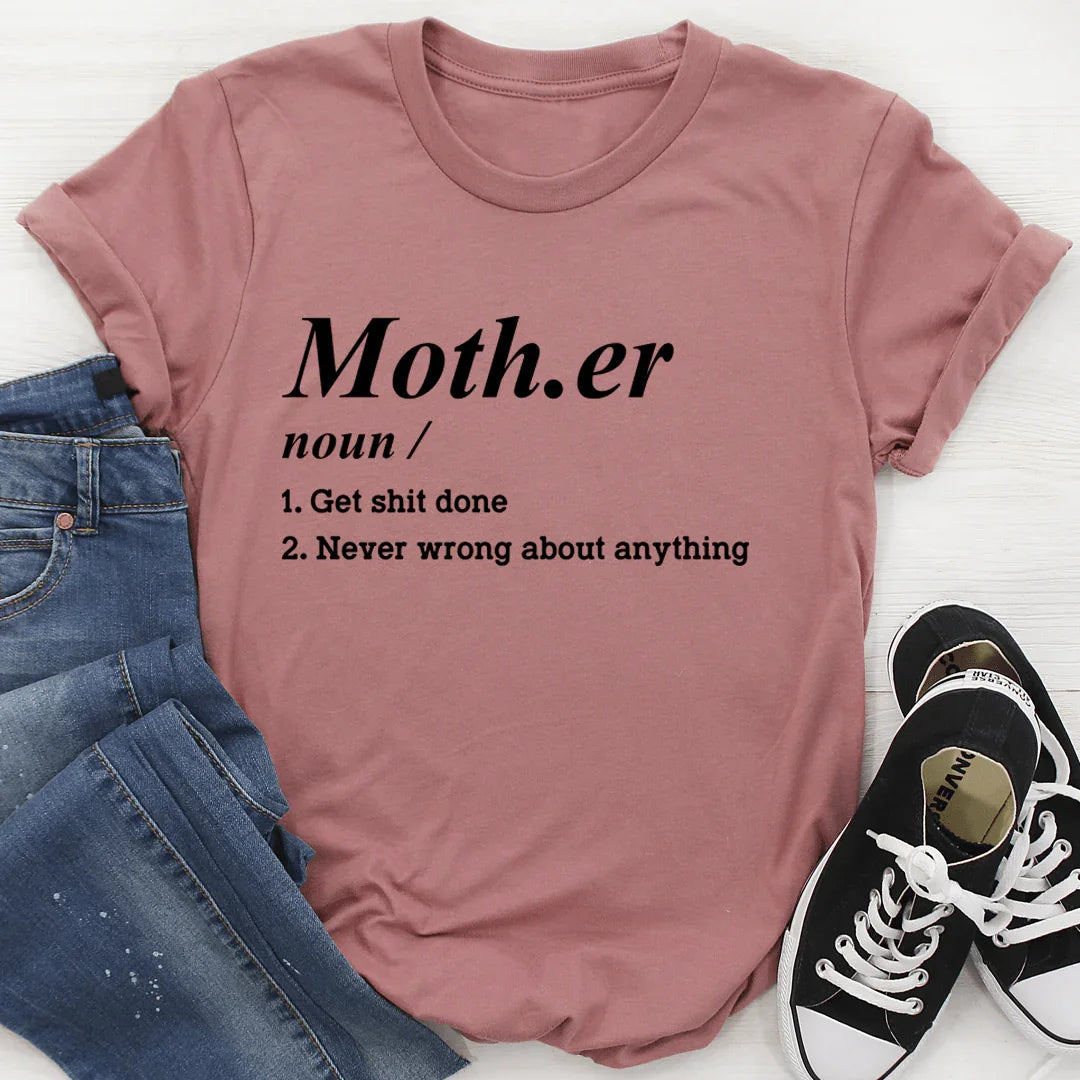 \"Mother\" – Sentimental Definition Graphic T-Shirt product image 3