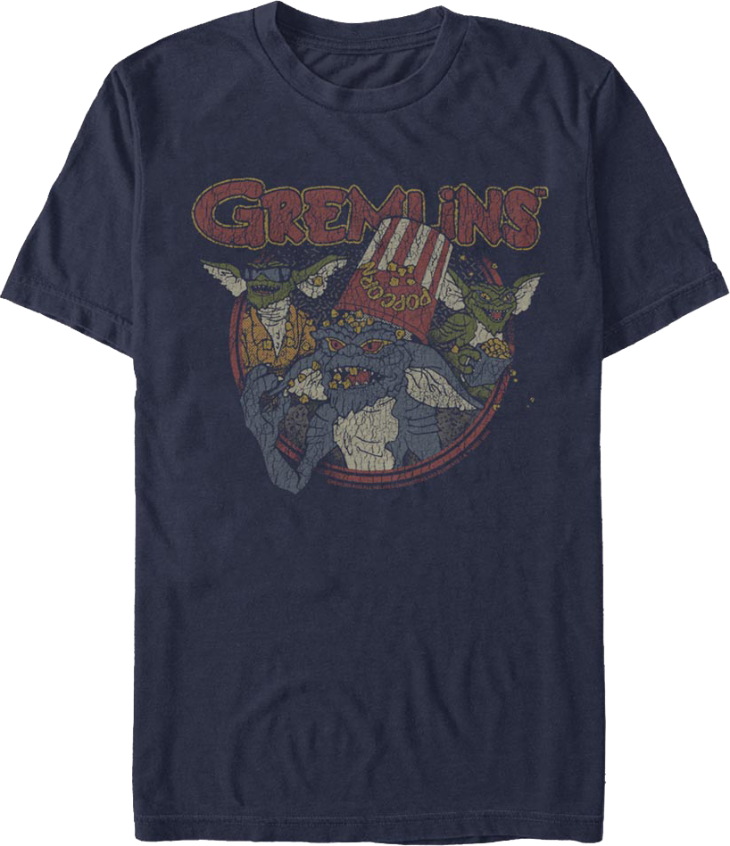 Movie Theater Popcorn Gremlins T-Shirt product image 1