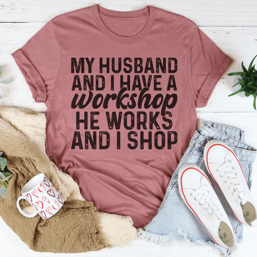 Couple Innuendo Graphic Tee – "My Husband And I Have A product image 3