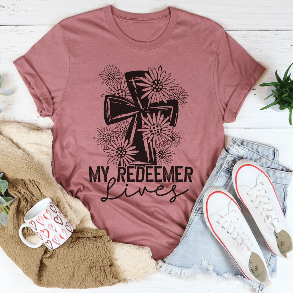 My Redeemer Lives Tee product image 4
