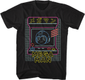 Neon Arcade Game Mega Man T-Shirt product image 1