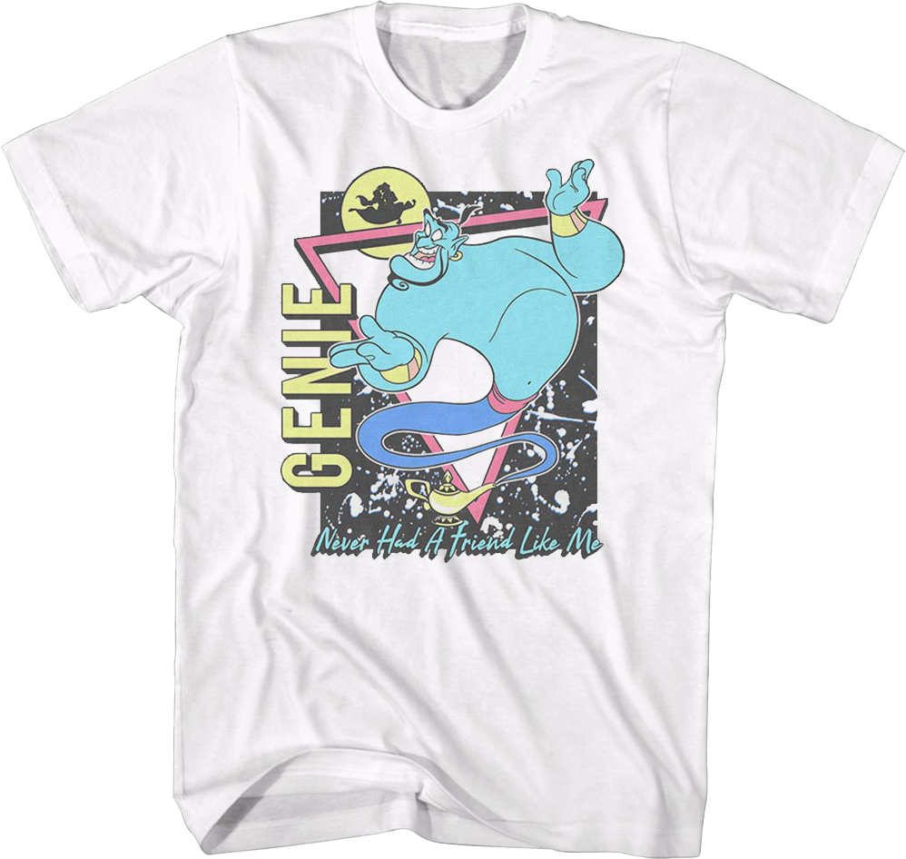 Never Had A Friend Like Me Aladdin T-Shirt product image 1