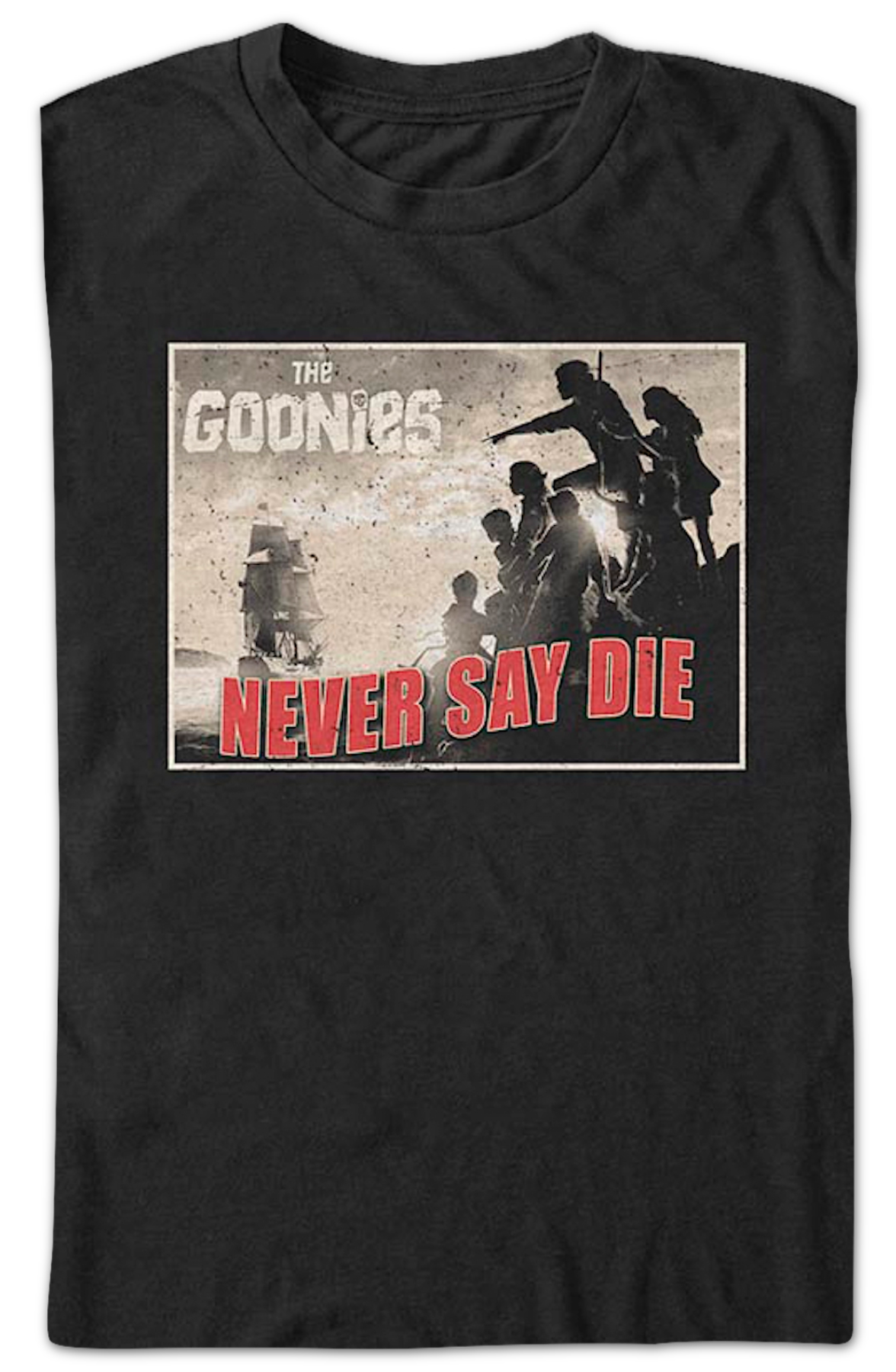 Never Say Die Postcard Goonies T-Shirt product image 2