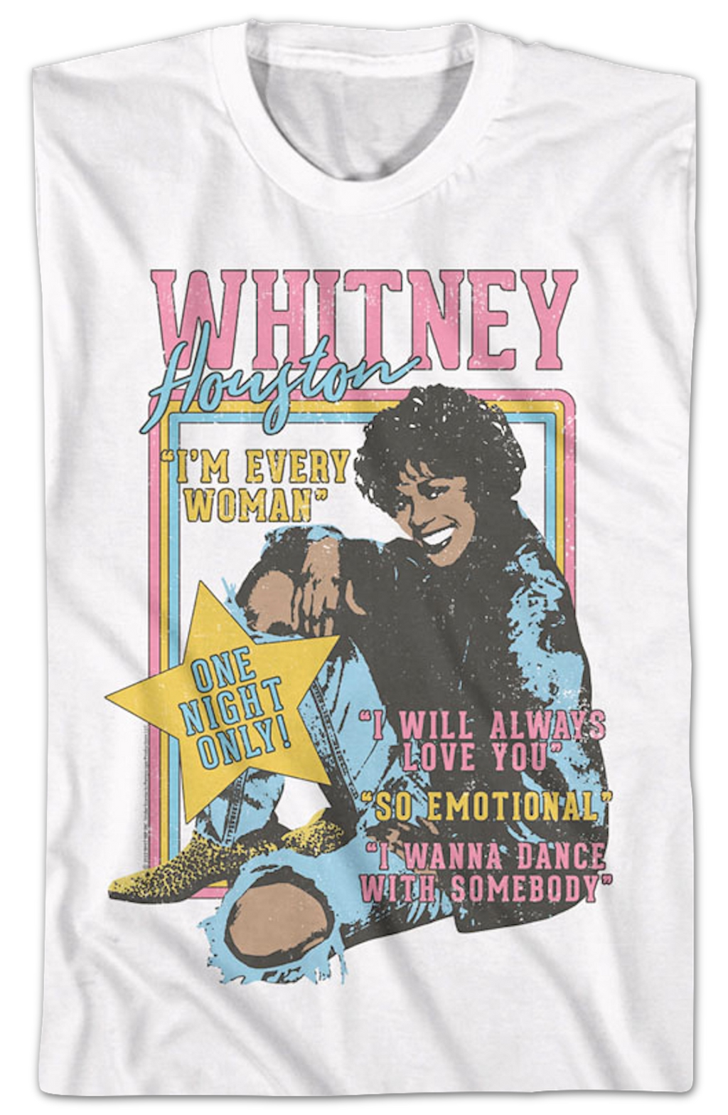One Night Only Whitney Houston T-Shirt product image 2