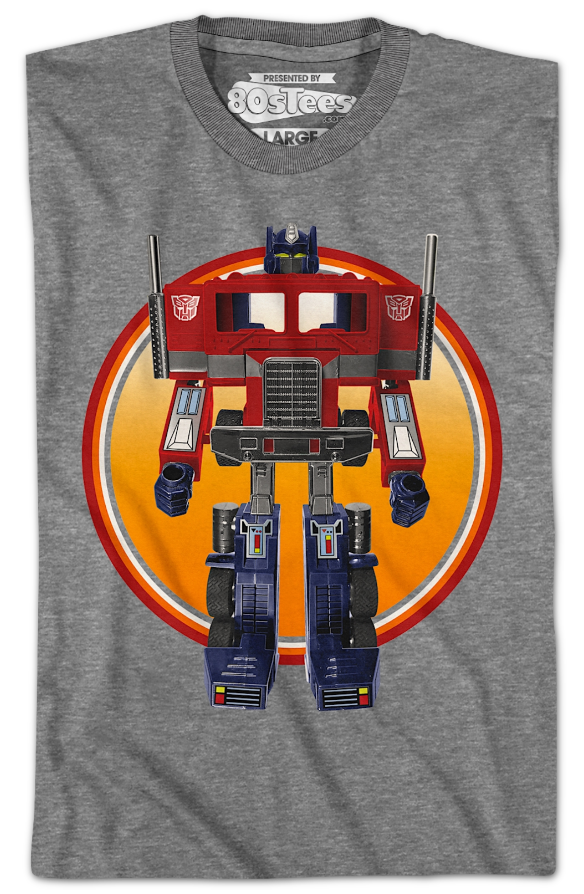Optimus Prime Retro Photo Transformers T-Shirt product image 2