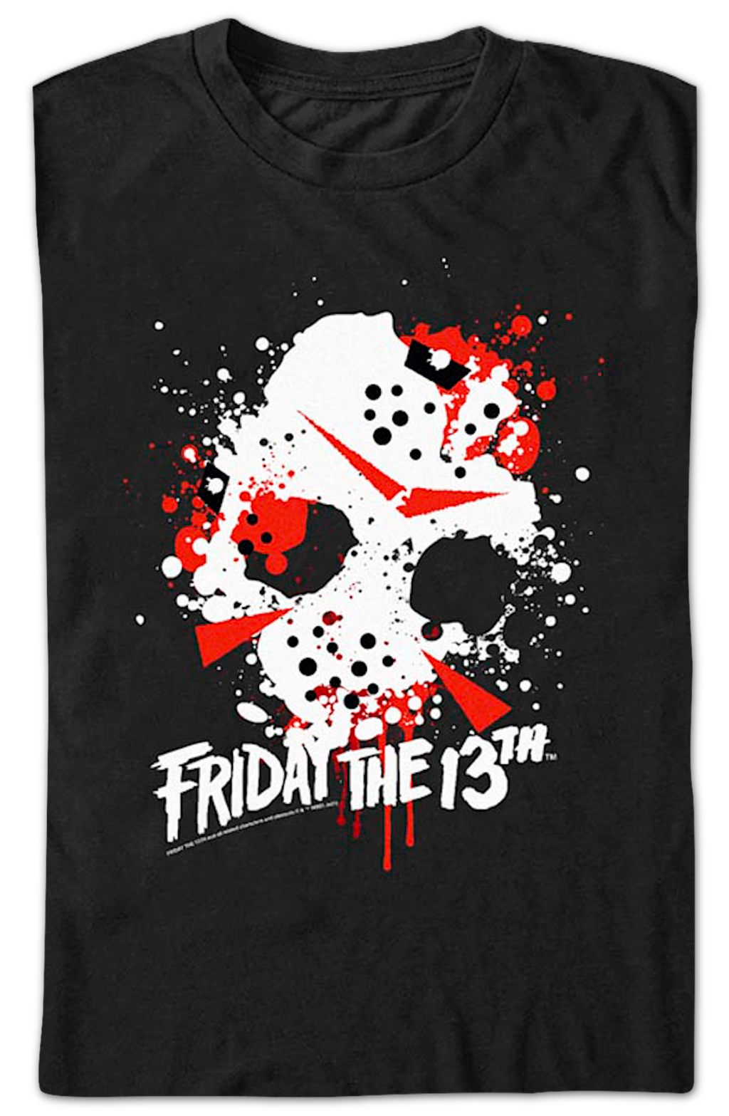 Paint Splatter Friday the 13th T-Shirt product image 2