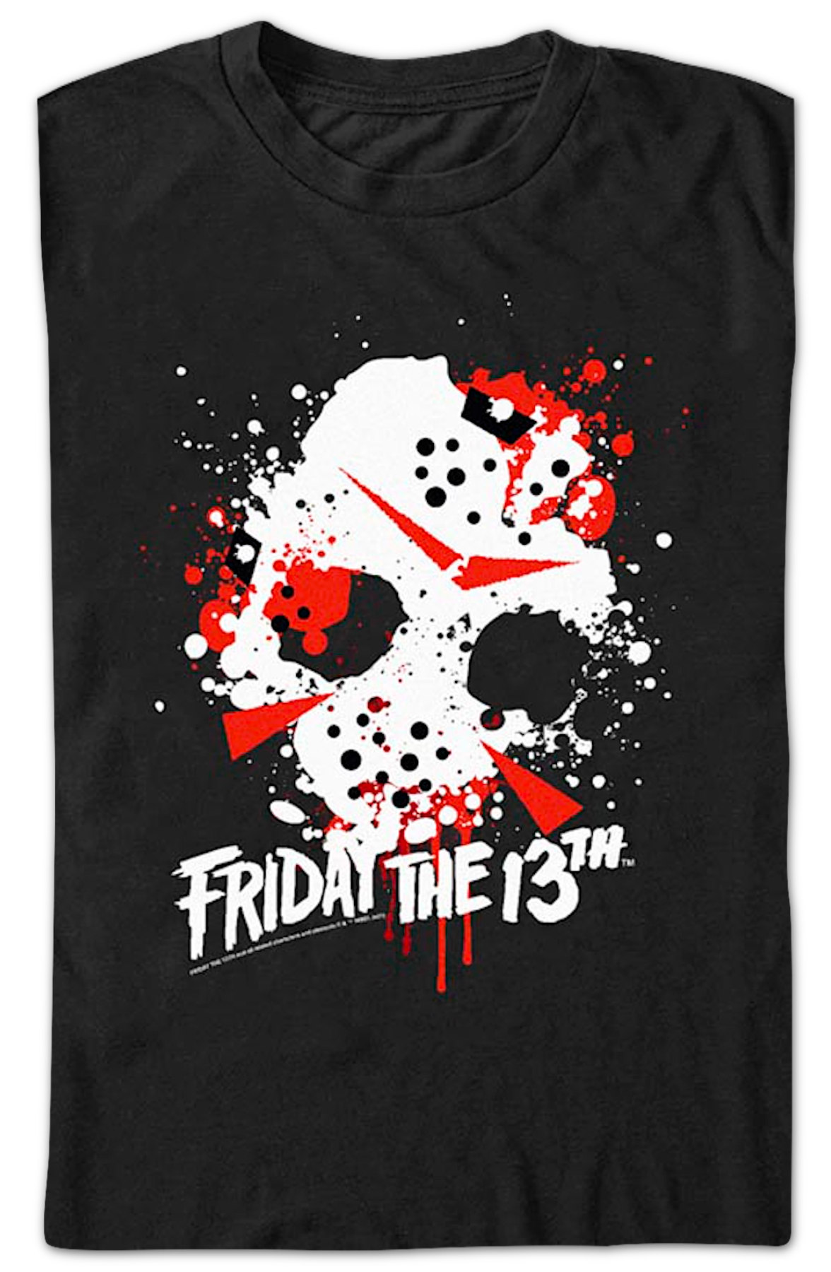 Paint Splatter Friday the 13th T-Shirt product image 2