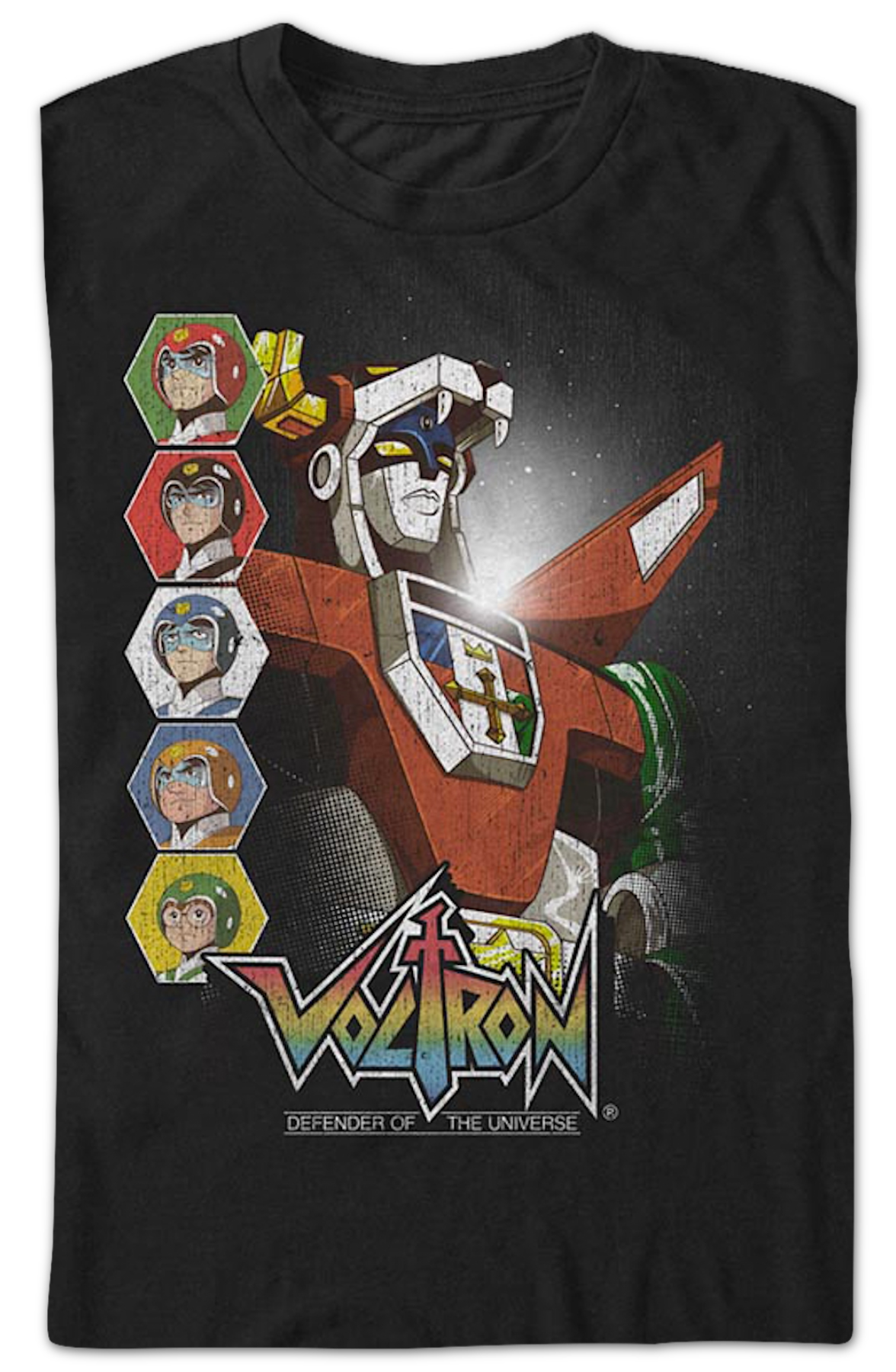 Retro Pilots And Robot Voltron T-Shirt product image 2