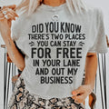Places You Can Stay For Free Tee product image 1