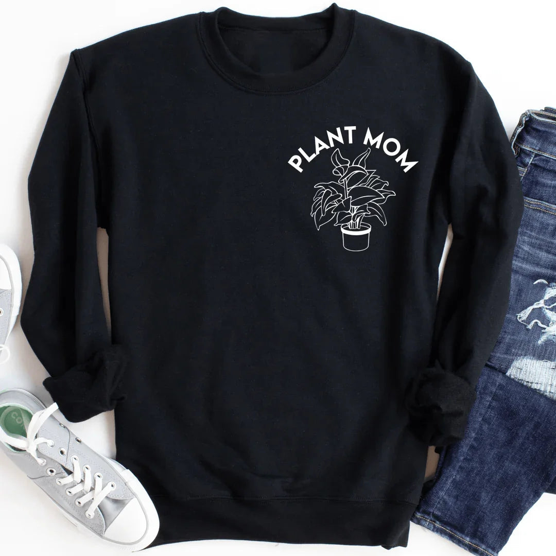 Botanical Garden Fleece Sweatshirt – "Plant Mom" product image 3