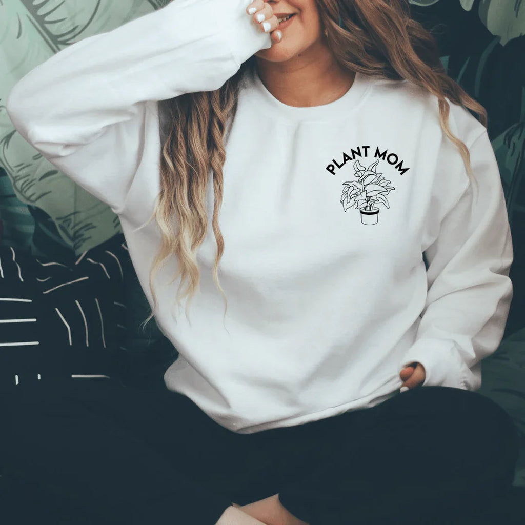 Botanical Garden Fleece Sweatshirt – "Plant Mom" product image 2