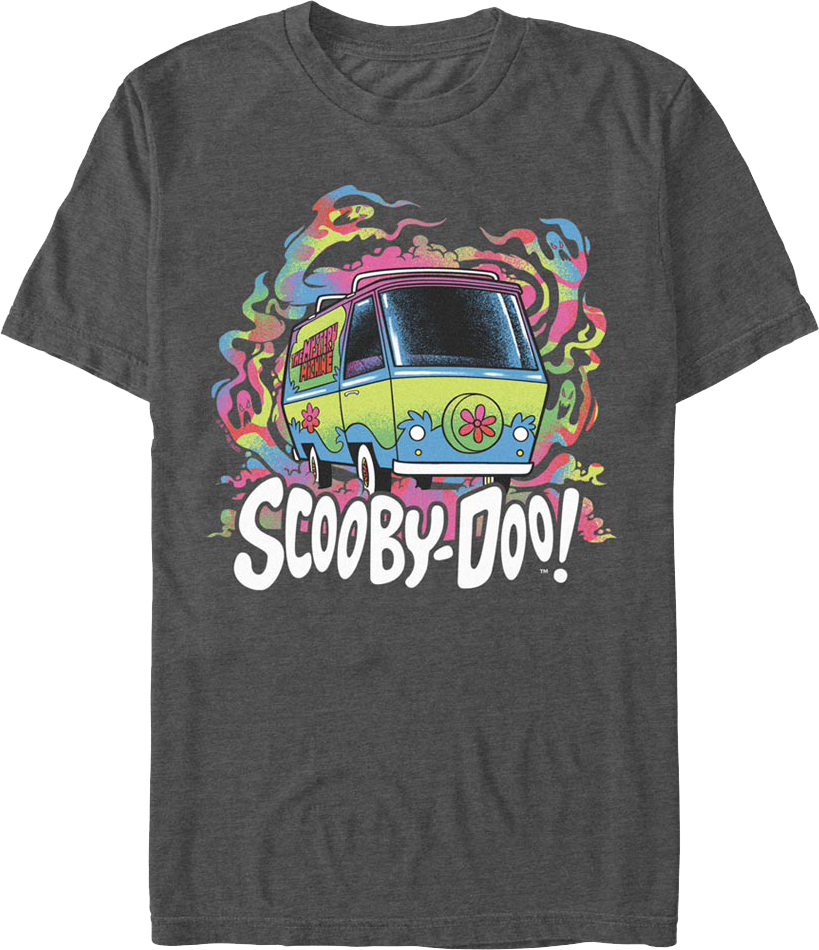 Psychedelic Ghosts Scooby-Doo T-Shirt product image 1
