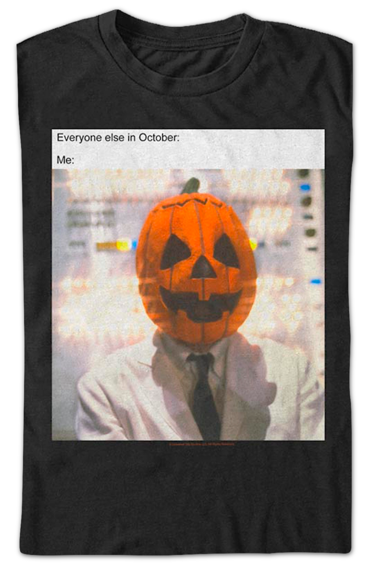 Jack-o'-Lantern Mask Meme Halloween III T-Shirt product image 2