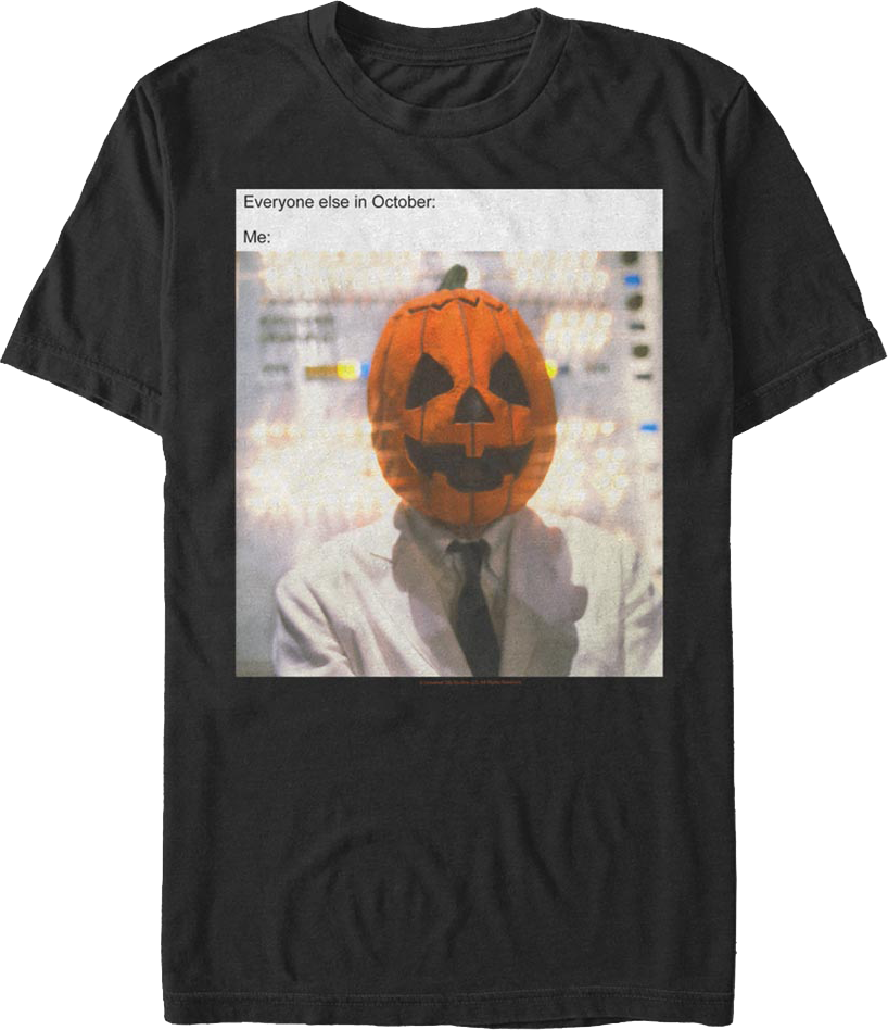 Jack-o'-Lantern Mask Meme Halloween III T-Shirt product image 1