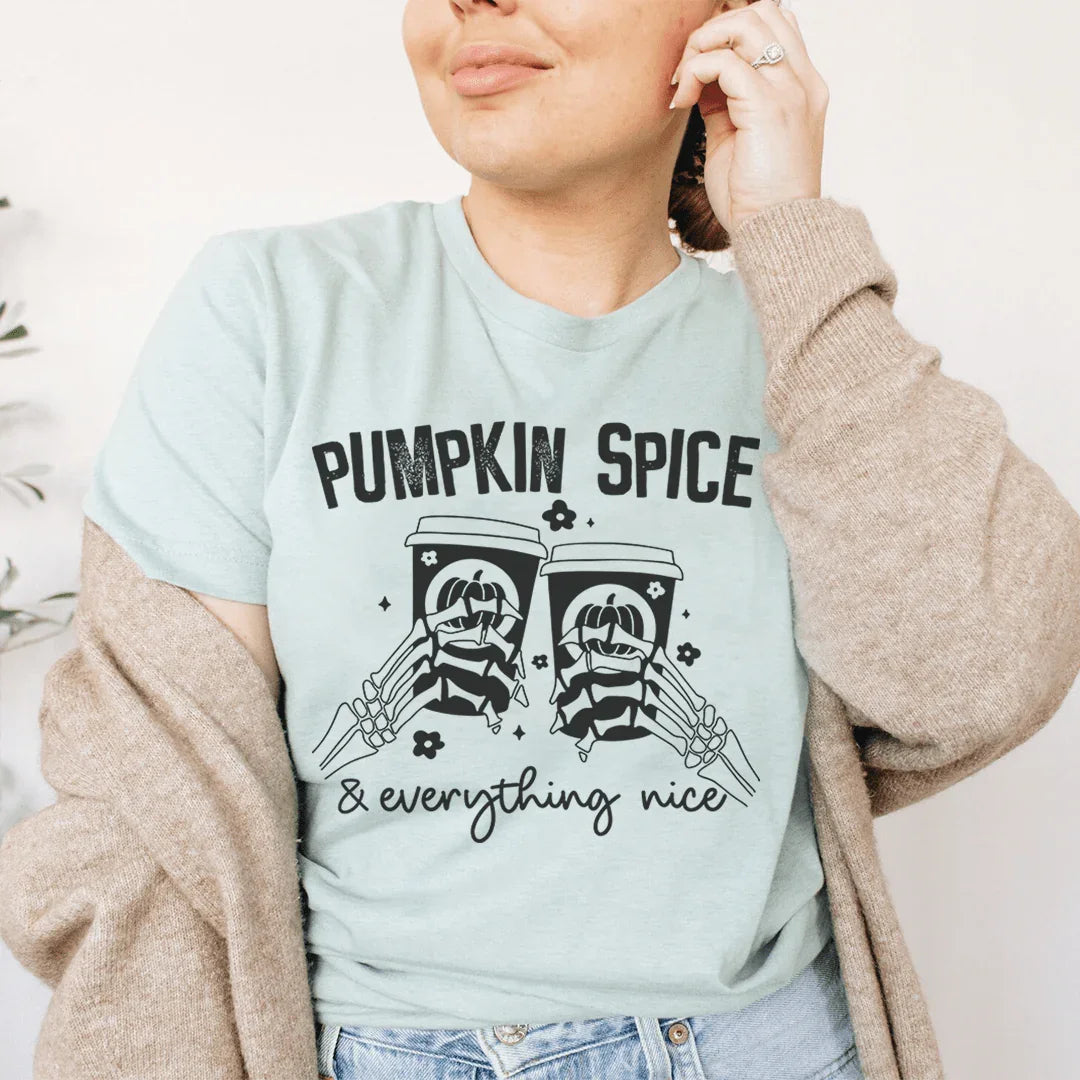 Pumpkin Spice & Everything Nice Tee product image 4