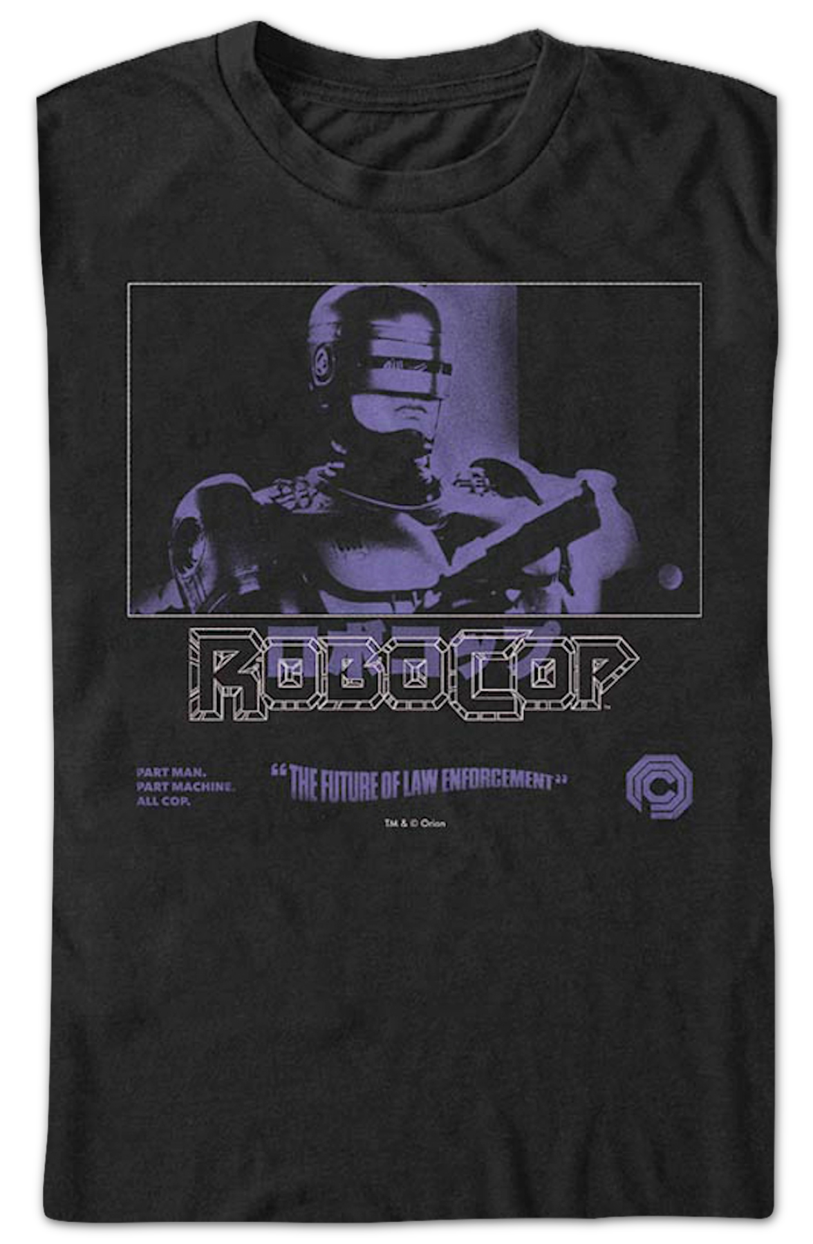 Purple Photo Robocop T-Shirt product image 2