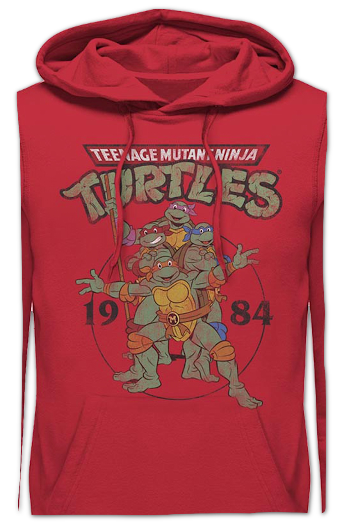 Red 1984 Teenage Mutant Ninja Turtles Hoodie product image 2